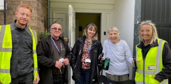 Pave it Forward! Walkway repairs help connect local community