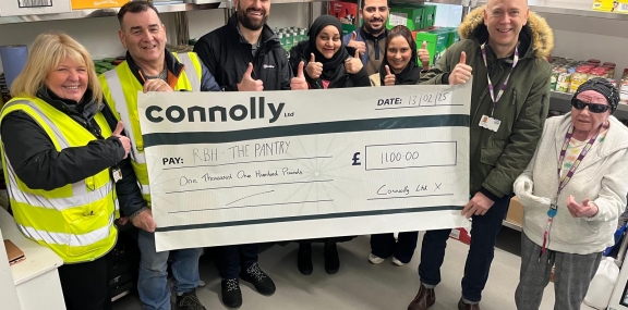 A Big-Hearted Boost for The Strand Community Hub Food Pantry from Connolly and Friends! 