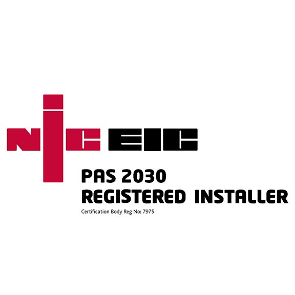 NICEIC PAS 2030 registered installer